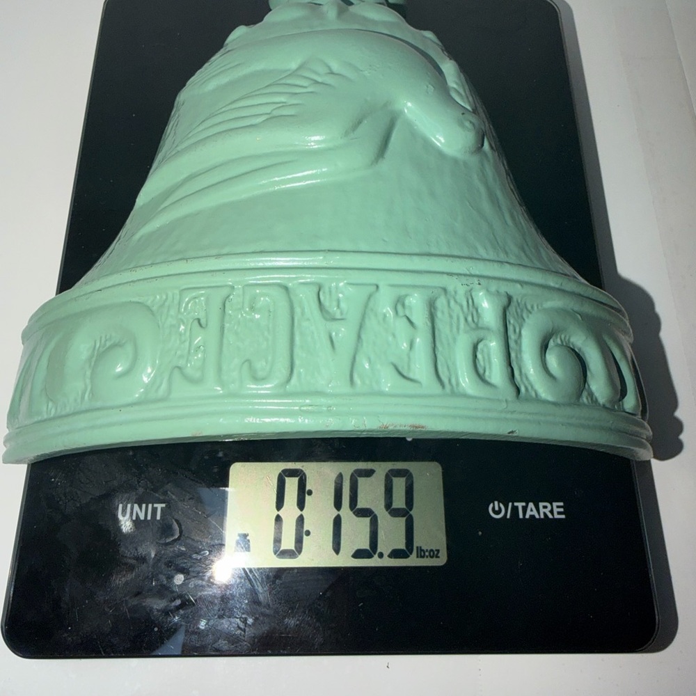 Vintage 1976 Royal Creations Metal Wall Pocket - Peace Dove - Custom sage green - Picture 8 of 11